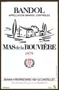 Bandol-Mas Rouviere 1979